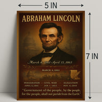 Abraham Lincoln 16th President Poster PosterGoat