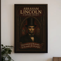 Abraham Lincoln  A Gothic Legacy Poster PosterGoat