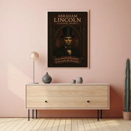 Abraham Lincoln  A Gothic Legacy Poster PosterGoat