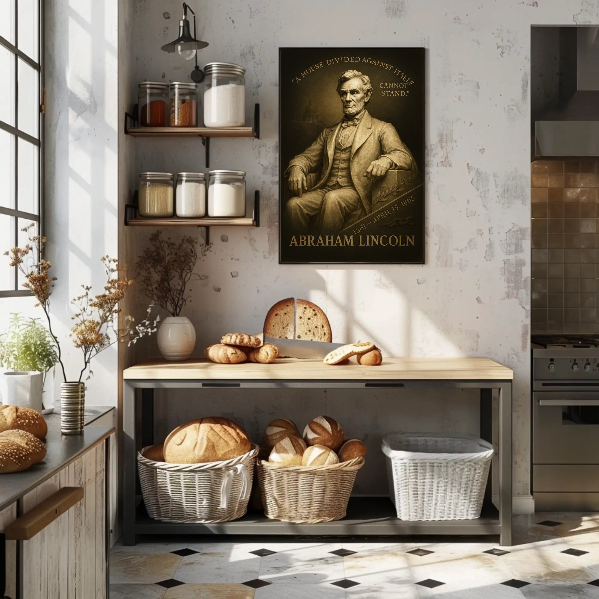 Abraham Lincoln A House Divided Poster PosterGoat