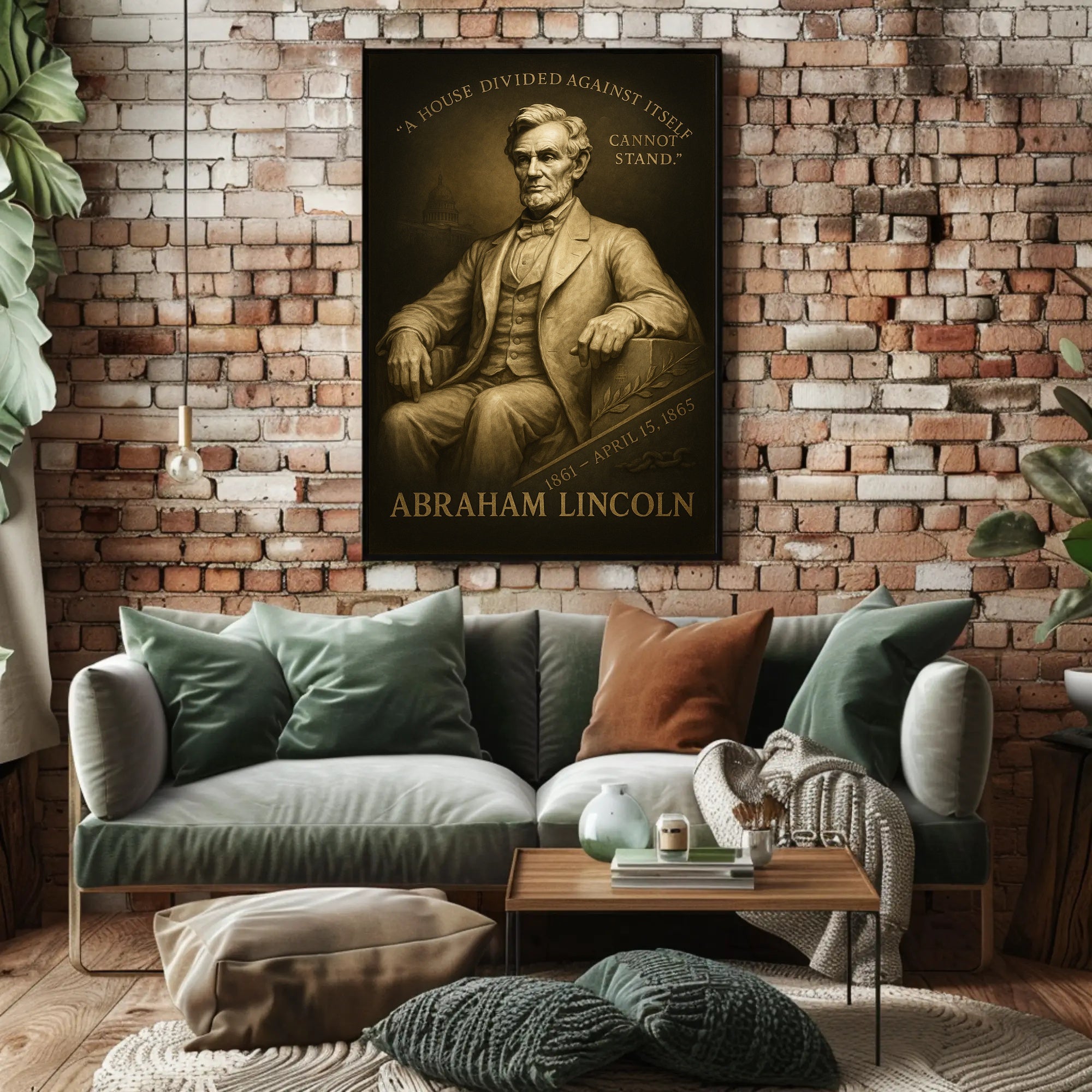 Abraham Lincoln A House Divided Poster PosterGoat