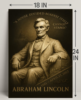 Abraham Lincoln A House Divided Poster PosterGoat