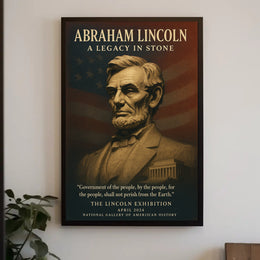 Abraham Lincoln A Legacy in Stone Poster PosterGoat