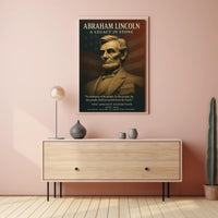 Abraham Lincoln A Legacy in Stone Poster PosterGoat