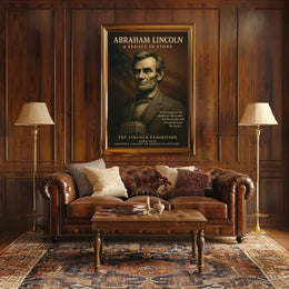 Abraham Lincoln A Legacy in Stone Poster PosterGoat