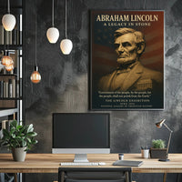 Abraham Lincoln A Legacy in Stone Poster PosterGoat