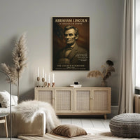 Abraham Lincoln A Legacy in Stone Poster PosterGoat