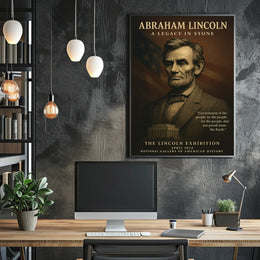 Abraham Lincoln A Legacy in Stone Poster PosterGoat