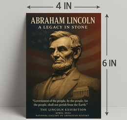 Abraham Lincoln A Legacy in Stone Poster PosterGoat