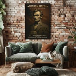 Abraham Lincoln A Legacy in Stone Poster PosterGoat
