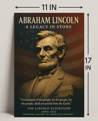 Abraham Lincoln A Legacy in Stone Poster PosterGoat