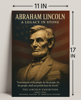 Abraham Lincoln A Legacy in Stone Poster PosterGoat