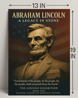 Abraham Lincoln A Legacy in Stone Poster PosterGoat