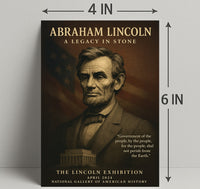Abraham Lincoln A Legacy in Stone Poster PosterGoat