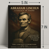 Abraham Lincoln A Legacy in Stone Poster PosterGoat