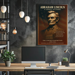 Abraham Lincoln A Legacy in Stone Poster PosterGoat