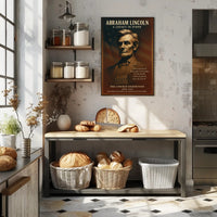 Abraham Lincoln A Legacy in Stone Poster PosterGoat