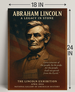 Abraham Lincoln A Legacy in Stone Poster PosterGoat