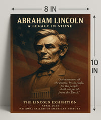 Abraham Lincoln A Legacy in Stone Poster PosterGoat