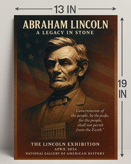 Abraham Lincoln A Legacy in Stone Poster PosterGoat