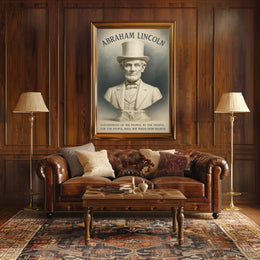 Abraham Lincoln A Legacy of Democracy Poster PosterGoat