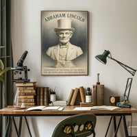 Abraham Lincoln A Legacy of Democracy Poster PosterGoat