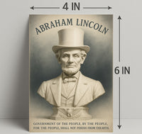 Abraham Lincoln A Legacy of Democracy Poster PosterGoat