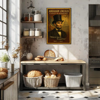 Abraham Lincoln A Legacy of Leadership Poster PosterGoat