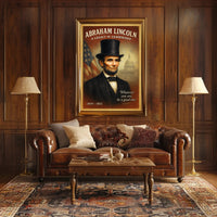 Abraham Lincoln A Legacy of Leadership Poster PosterGoat