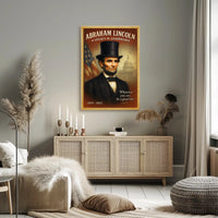 Abraham Lincoln A Legacy of Leadership Poster PosterGoat