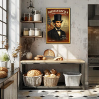 Abraham Lincoln A Legacy of Leadership Poster PosterGoat