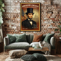 Abraham Lincoln A Legacy of Leadership Poster PosterGoat