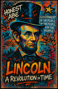 Abraham Lincoln A Revolution in Time Poster PosterGoat