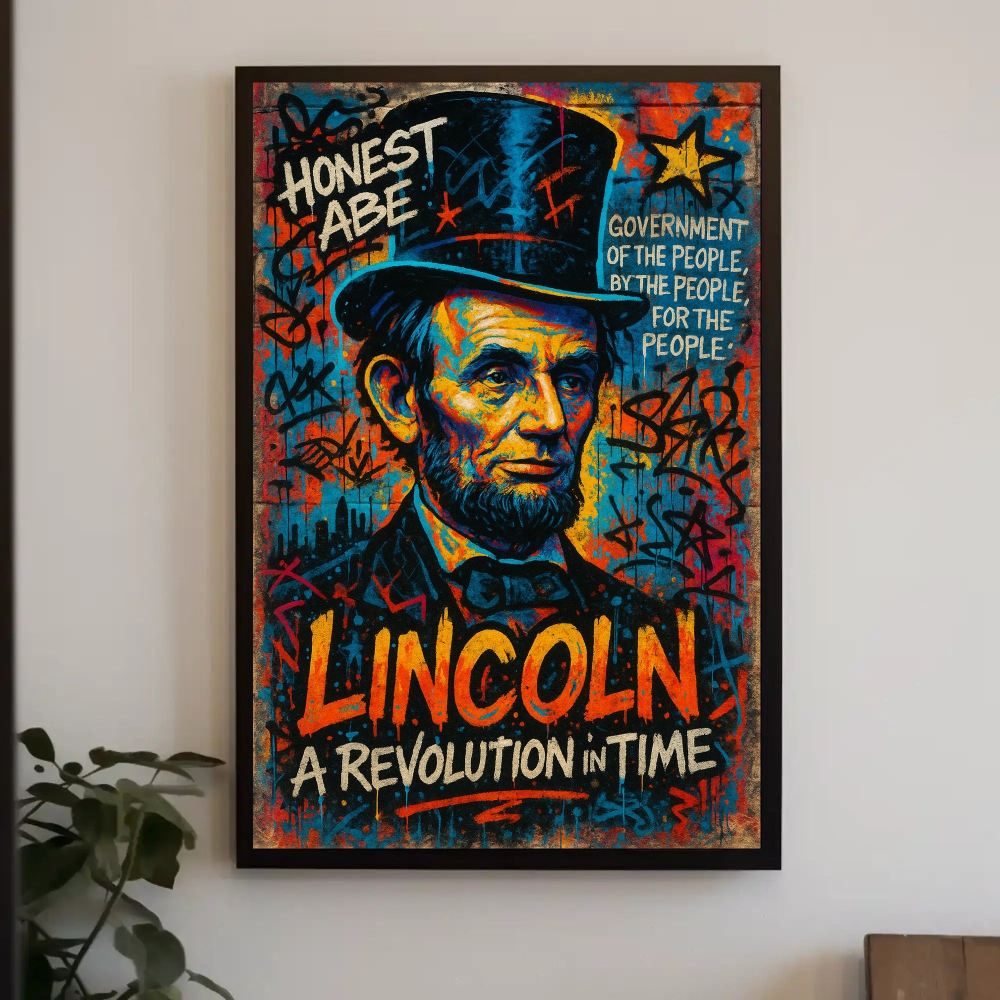 Abraham Lincoln A Revolution in Time Poster PosterGoat