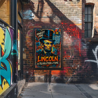 Abraham Lincoln A Revolution in Time Poster PosterGoat