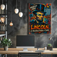 Abraham Lincoln A Revolution in Time Poster PosterGoat