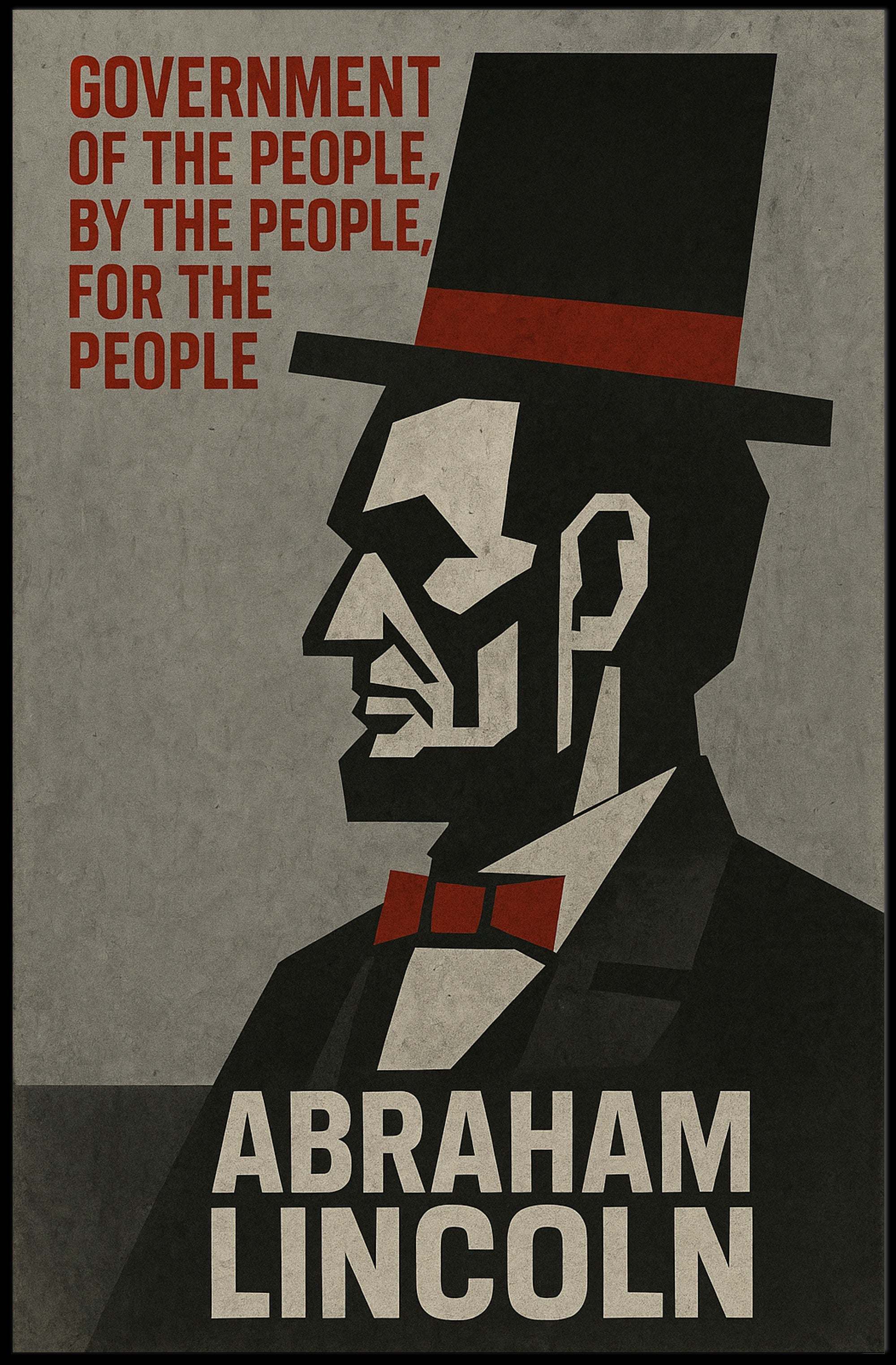 Abraham Lincoln A Tribute Poster PosterGoat