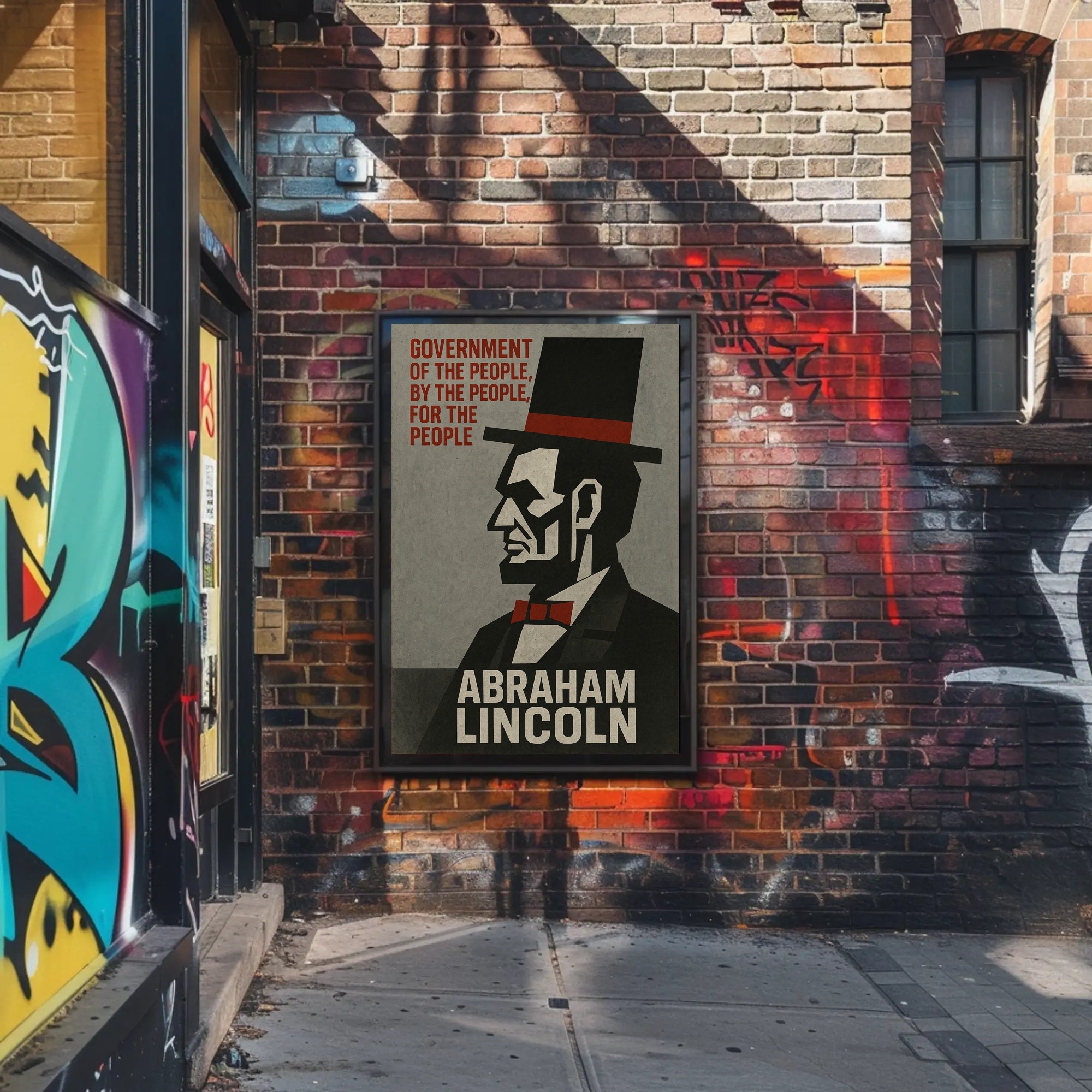 Abraham Lincoln A Tribute Poster PosterGoat