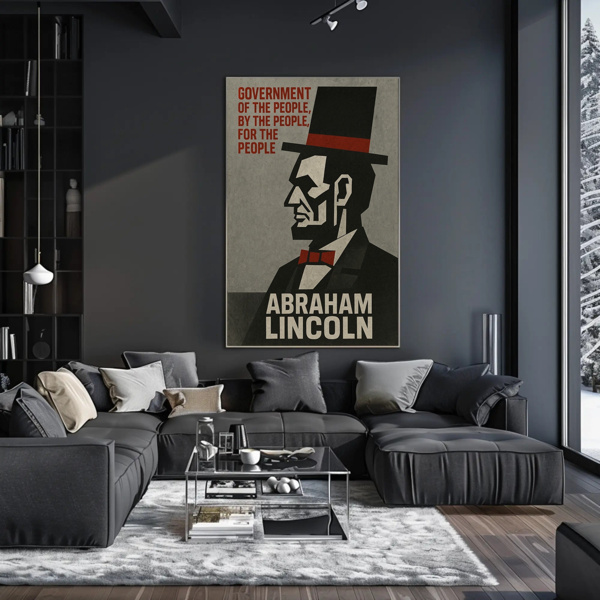 Abraham Lincoln A Tribute Poster PosterGoat