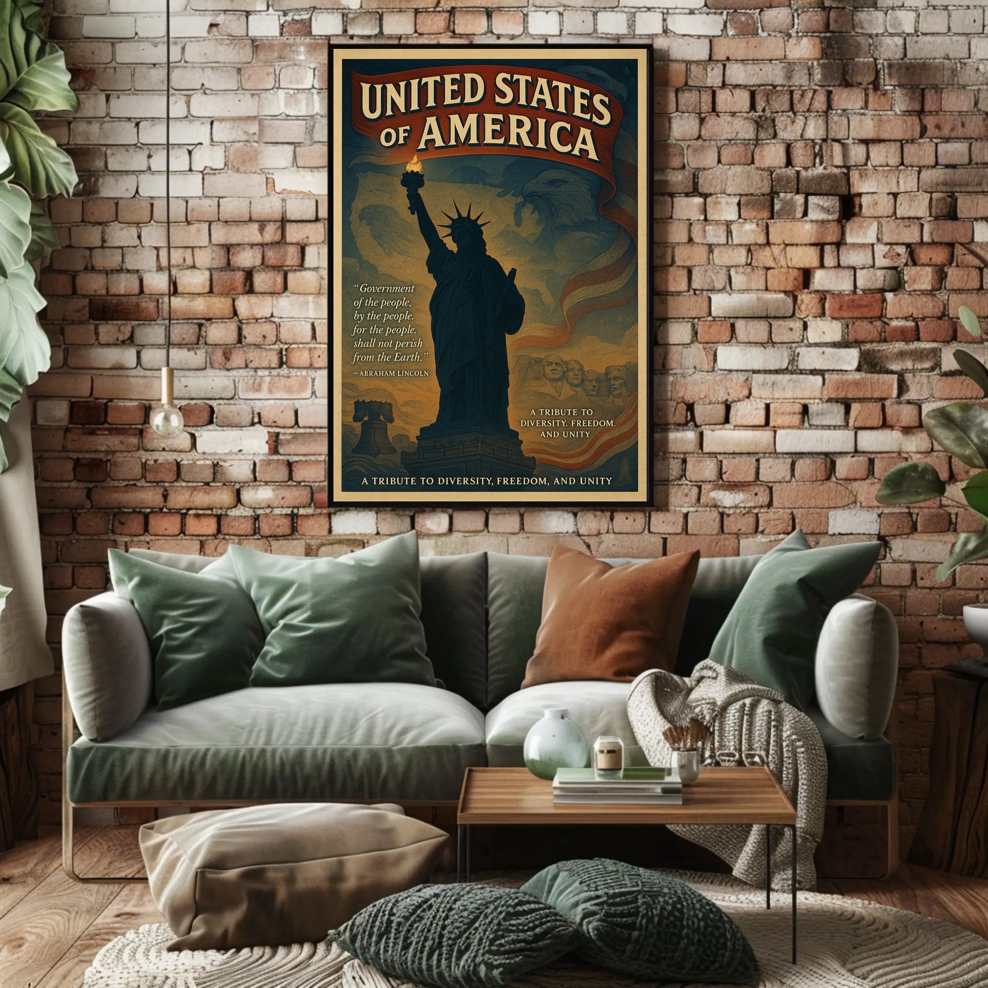 Abraham Lincoln A Tribute To Poster PosterGoat