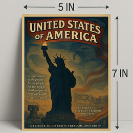 Abraham Lincoln A Tribute To Poster PosterGoat