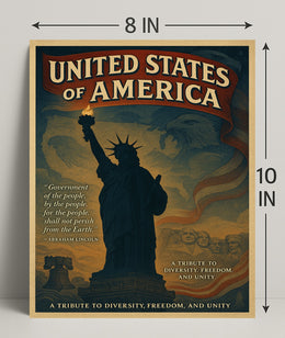 Abraham Lincoln A Tribute To Poster PosterGoat