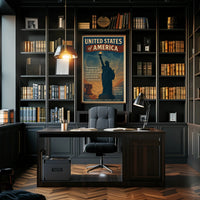 Abraham Lincoln A Tribute to Diversity, Freedom, and Unity Poster PosterGoat