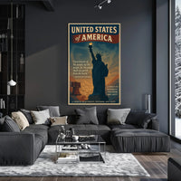 Abraham Lincoln A Tribute to Diversity, Freedom, and Unity Poster PosterGoat