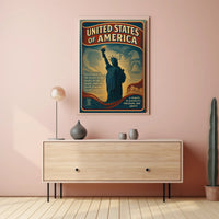 Abraham Lincoln A Tribute to Freedom Poster PosterGoat