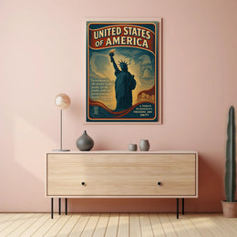 Abraham Lincoln A Tribute to Freedom Poster PosterGoat