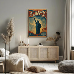 Abraham Lincoln A Tribute to Freedom Poster PosterGoat