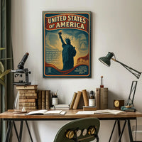 Abraham Lincoln A Tribute to Freedom Poster PosterGoat