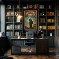 Abraham Lincoln A Tribute to Freedom Poster PosterGoat