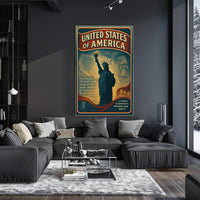 Abraham Lincoln A Tribute to Freedom Poster PosterGoat